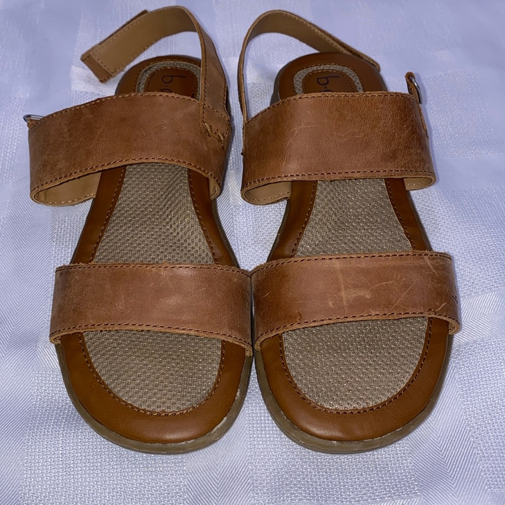 BOC Leather Sandals, Tan, 7M